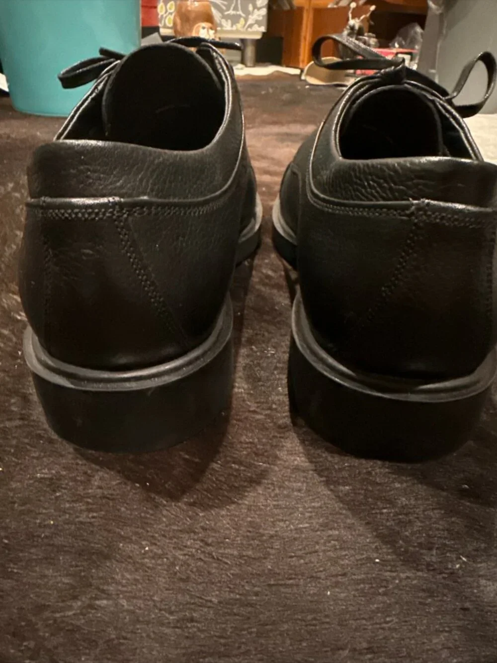 George Brown BILT Shoes Butch Cap Toe Derby Size 10.5 Black New $175